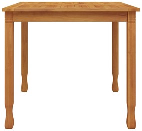 Tavolo da pranzo da giardino 85x85x75 cm legno massello di teak