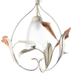 ONLI - Lampadario a sospensione con catena LUCREZIA 1xE14/6W/230V bronzo