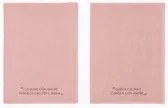 Set 2 strofinacci 45x65 cm ruggine con scritta in misto cotone