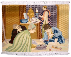 Tabriz Tappeto persiano 70x100 (Iran) Annodato A Mano