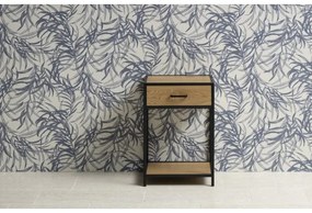 Comodino SARON quercia/nero