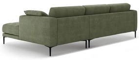 Divano angolare verde (con penisola a destra/con chaise lounge) Bemy – Micadoni