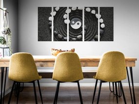 Quadri 5 pezzi – Armonico Yin e Yang