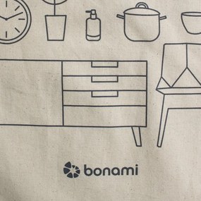 Borsa in tela color crema - Bonami