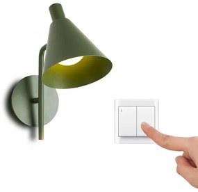 Brilagi - Applique a LED LUCERA LED/3W/230V verde