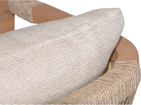 Sedie da esterno in set di colore naturale in legno massiccio 2 pz Bogota – Garden Pleasure