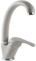 Miscelatore monocomando lavabo cucina con bocca girevole granito beige