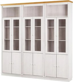 Vetrina in legno di pino bianco 518x223 cm Anita - Støraa