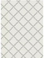 Sandberg Carta da parati Trellis - Forest Green