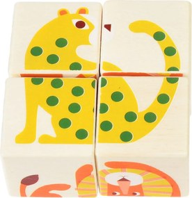 Cubi giocattolo in legno Wild Wonders – Rex London