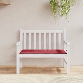 Cuscino Per Panca Rosso Vino 120x50x3 Cm İn Tessuto Oxford /