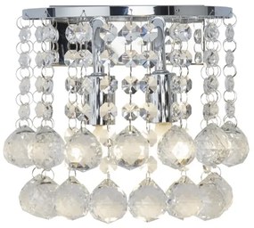 Searchlight 2402-2CC - Applique di cristallo HANNA 2xG9/33W/230V