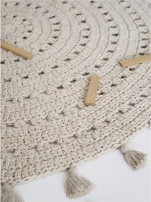 Tappeto per bambini crema ø 120 cm Nila Ecru - Nattiot
