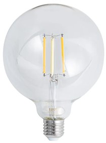 Set di 5 Lampadine LED Smart E27 dimmerabili G125 Trasparenti 7W 806lm 2700-6500K