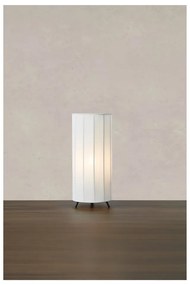 Lampada da tavolo bianca e nera con paralume in tessuto (altezza totale 31,5 cm) Hikari – Markslöjd