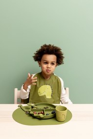 Piatto in silicone con ventosa Mr. Dino