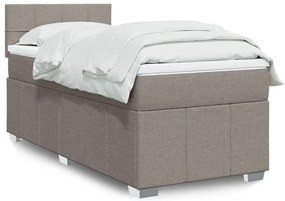 Giroletto A Molle Con Materasso Tortora 90x200 Cm İntessuto /