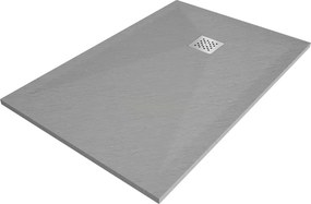 Mexen Stone+ piatto doccia rettangolare in composito 120 x 100 cm, grigio-cemento - 44611012