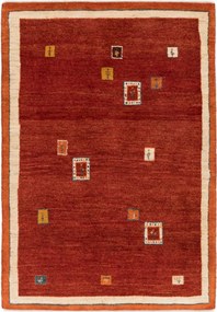 Gabbeh Tappeto 180x120 Rosso (Iran) Annodato A Mano