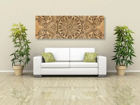 Quadro su tela – Mandala con tocco antico