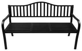 Panchina da giardino in metallo nero Segula - Garden Pleasure