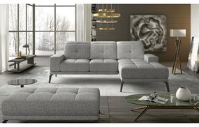 Divano angolare grigio (con penisola a destra/con chaise lounge) Torrense – ELTAP