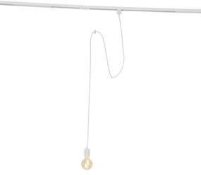 Lampada a sospenzione per binario bianco bianco - Cavalux