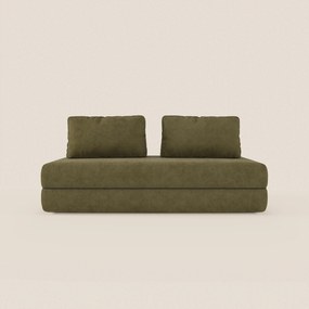 Rift divano letto matrimoniale 2 posti e 3 posti con schienali mobili - materasso alto 22 cm e memory foam in T31