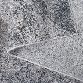 Tappeto grigio moderno per soggioro con motivo a rombi Larghezza: 160 cm | Lunghezza: 220 cm