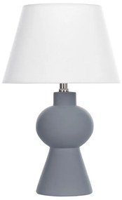 Lampada da tavolo ceramica grigio 48 cm FABILOS Beliani