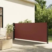 Tenda da Sole Laterale Retrattile Marrone 140x300 cm 4004299