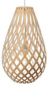 David Trubridge - Koura Lampada a Sospensione H75 Bianco 1 Lato David Trubridge