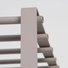 Attaccapanni da parete grigio tortora in metallo con scaffale 70 cm Rex – Spinder Design