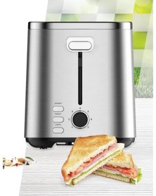 Heinner HTP-800SS - Tostapane a 2 fette 800W/230V in acciaio inox