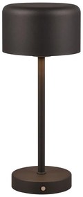 Lampada da tavolo dimmerabile a LED nero opaco (altezza 30 cm) Jeff - Reality