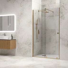 Kamalu - Porta doccia color oro senza telaio 170 cm scorrevole | KNM4000G