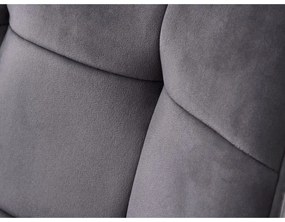 Set di sedie da pranzo grigia in imbottito con braccioli 2 pz Nolan Square – Unique Furniture