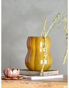 Vaso in vetro marrone fatto a mano (altezza 20 cm) Pumpkin - Bloomingville