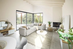 Kave Home - Fodera per cuscino Noa 30 x 50 cm beige