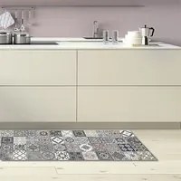 Passatoia da Cucina in Vinile Lavabile e Antigraffio Azulejos Vintage - 50x240