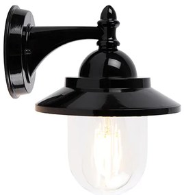 Lampada da parete per esterni classica nera IP44 - Oxford