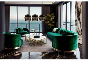 Lampadario a cavo PARIS 3xE27/60W/230V nero/oro