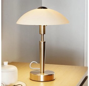 EGLO 85104 - Lampada da tavolo SOLO 1 1xE14/40W/230V nichel opaco/satinato