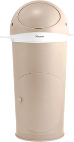 Cestino in plastica beige per pannolini 25 l Whale - Kindsgut
