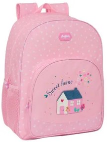 Zaino Scuola Glow Lab Sweet home Rosa 33 x 42 x 14 cm
