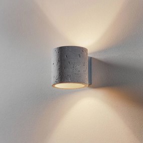 Euluna Applique Ara a cilindro di cemento
