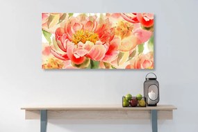 Stampa su tela – Peonie rosse