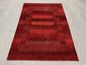 Loribaft Tappeto 170x240 Rosso (Iran) Annodato A Mano