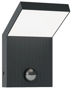 Brilagi - Lampada da parete a LED per esterni con sensore RIANO LED/8W/230V Antracite