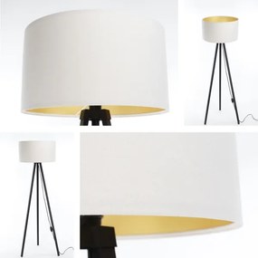 Lampada da terra STANDART 1xE27/60W/230V bianco/wenge